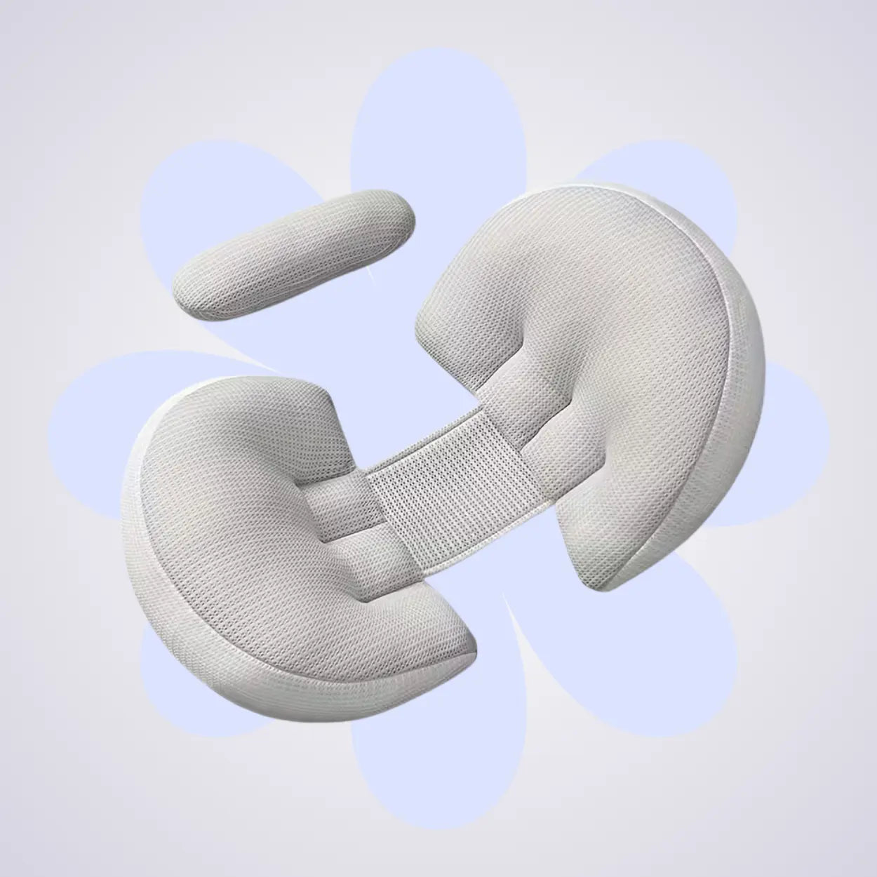 Ergonomic Maternity Pillow for Back, Waist & Belly Support