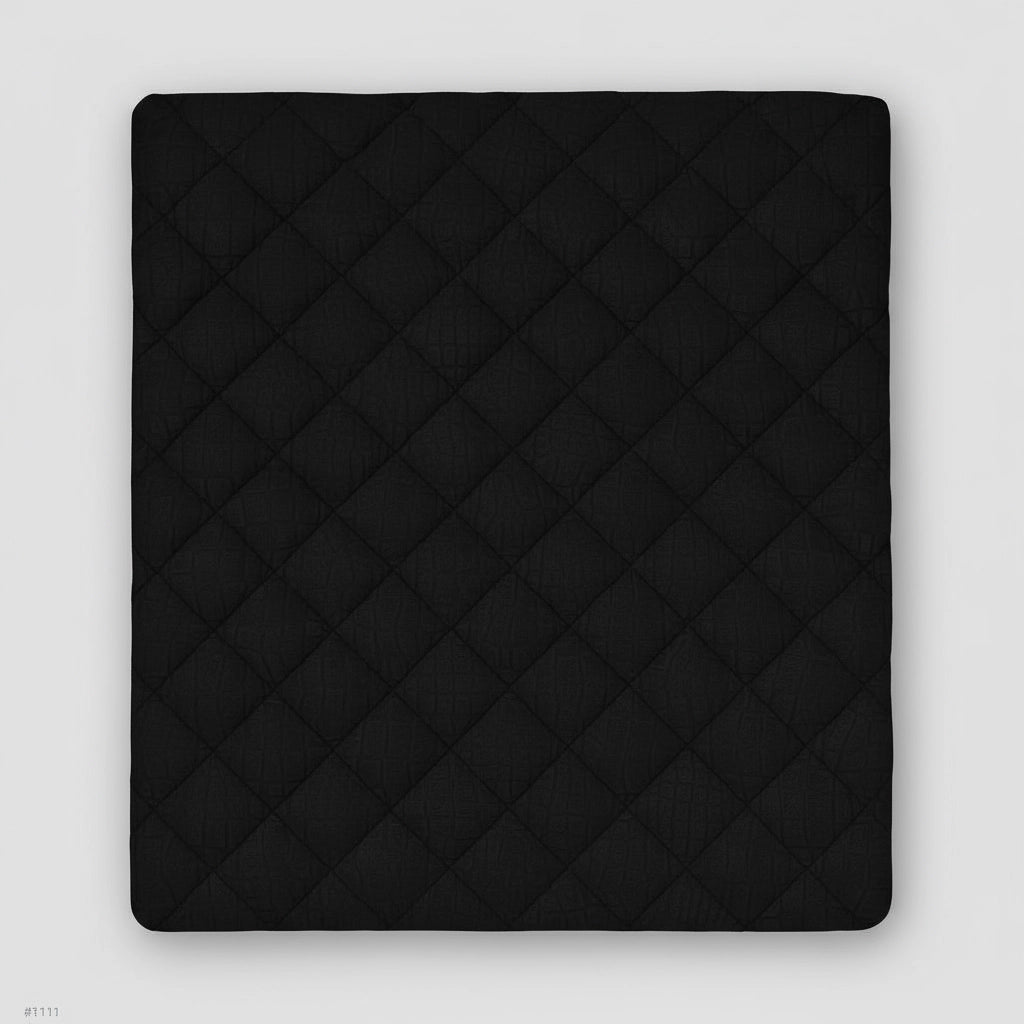 Duvet Without Cover - Snake Skin Velvet Duvet in Jet Black