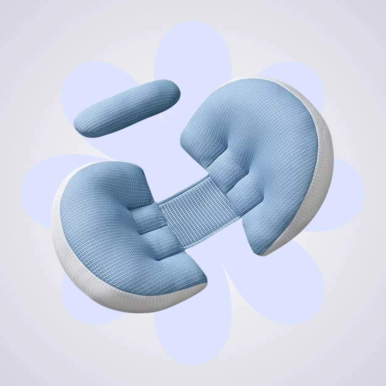 Ergonomic Maternity Pillow for Back, Waist & Belly Support