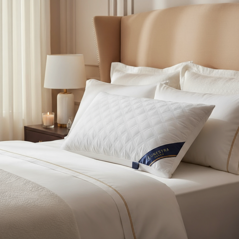Luxury Feather Pillow - 5 Star Hotel